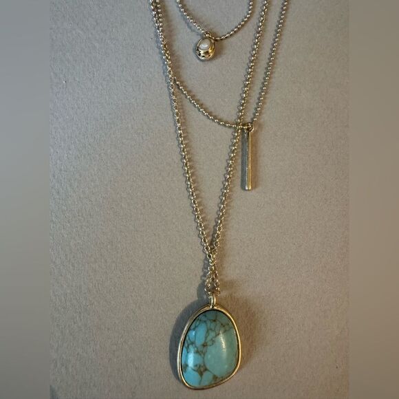 boho Layered Necklace Set A1503 - Picture 4 of 4